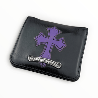 1 OF 1 TV MAN Wallet Purple Cross Patch - Chrome Hearts - Wallet | REMAINDED
