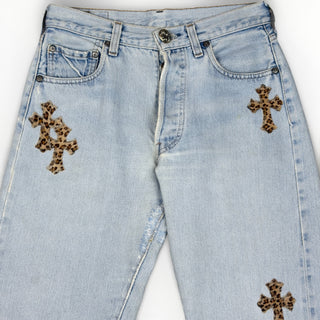 Levi's 501 Redline Cheetah Patch Jean