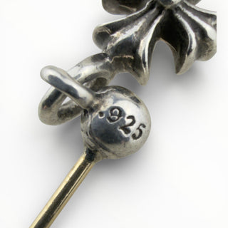 Baby Cross Drop Earring x1 - Chrome Hearts - EARRING | REMAINDED
