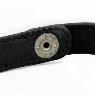 Baby Fat Cross Leather Choker - Chrome Hearts - NECKLACE | REMAINDED