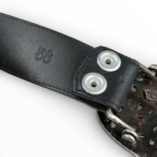 Black Rhodium Cemetery Belt - Chrome Hearts - BELT | REMAINDED