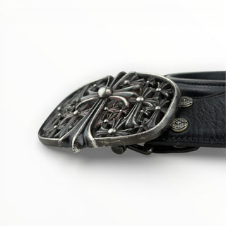 Black Rhodium Cemetery Belt - Chrome Hearts - BELT | REMAINDED