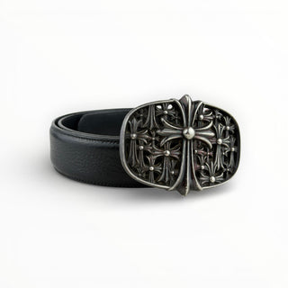 Black Rhodium Cemetery Belt - Chrome Hearts - BELT | REMAINDED