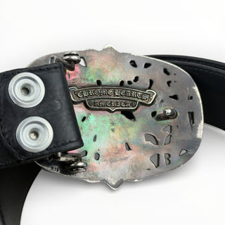 Black Rhodium Cemetery Belt - Chrome Hearts - BELT | REMAINDED