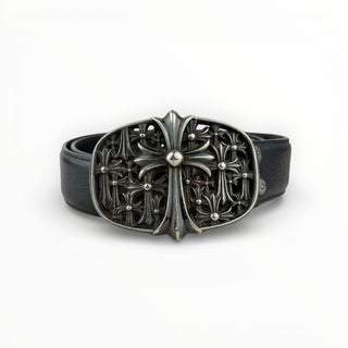 Black Rhodium Cemetery Belt - Chrome Hearts - BELT | REMAINDED