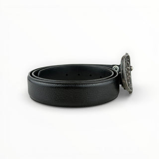 Black Rhodium Cemetery Belt - Chrome Hearts - BELT | REMAINDED