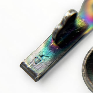 Black Rhodium Paper Chain 24IN + Large Dagger Pendant - Chrome Hearts - NECKLACE | REMAINDED