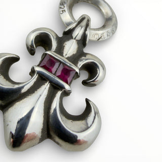 Bs Fleur Ruby Pendant - Chrome Hearts - PENDANT | REMAINDED
