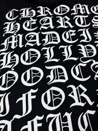 Eye Chart Zip - up Hoodie - Chrome Hearts - HOODIE | REMAINDED