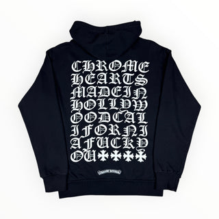 Eye Chart Zip - up Hoodie - Chrome Hearts - HOODIE | REMAINDED