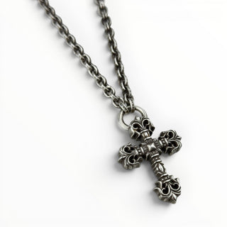 Filigree Cross XS W Paper Chain 24INCH - Chrome Hearts - NECKLACE | REMAINDED