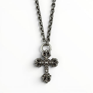 Filigree Cross XS W Paper Chain 24INCH - Chrome Hearts - NECKLACE | REMAINDED