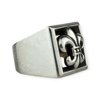Fleur Letterblock Ring - Chrome Hearts - RING | REMAINDED