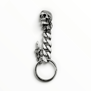 Foti Delphino & No5 Dagger Keychain - Chrome Hearts - ACCESORIES | REMAINDED