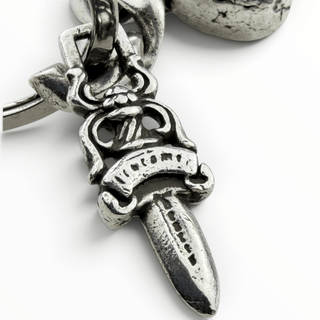 Foti Delphino & No5 Dagger Keychain - Chrome Hearts - ACCESORIES | REMAINDED