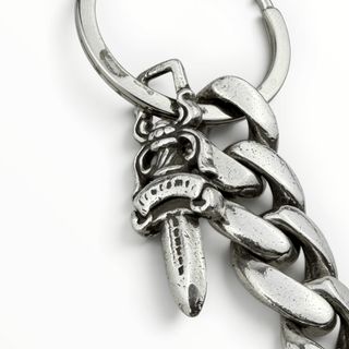 Foti Delphino & No5 Dagger Keychain - Chrome Hearts - ACCESORIES | REMAINDED