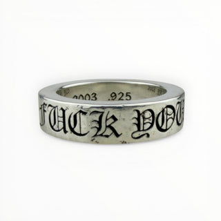 FUCK YOU 6mm Spacer Ring - Chrome Hearts - RING | REMAINDED