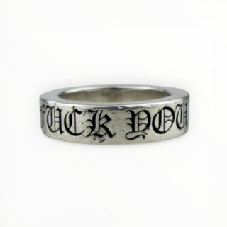 FUCK YOU 6mm Spacer Ring - Chrome Hearts - RING | REMAINDED