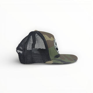 Holywood Triple Cross Camo Trucker Cap - Chrome Hearts - Cap | REMAINDED
