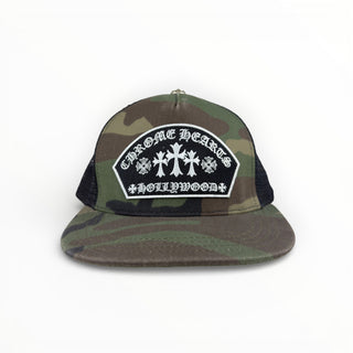 Holywood Triple Cross Camo Trucker Cap - Chrome Hearts - Cap | REMAINDED