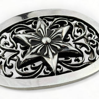 Large Oval Star Buckle - Chrome Hearts - BELT | REMAINDED