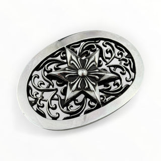 Large Oval Star Buckle - Chrome Hearts - BELT | REMAINDED