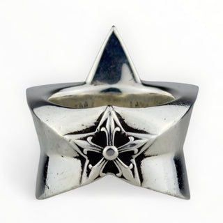Large Star Ring Paved Ruby - Chrome Hearts - RING | REMAINDED