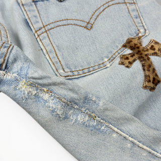 Levi's 501 Redline Cheetah Patch Jean - Chrome Hearts - Pant | REMAINDED