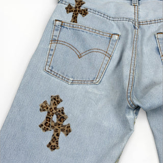 Levi's 501 Redline Cheetah Patch Jean - Chrome Hearts - Pant | REMAINDED