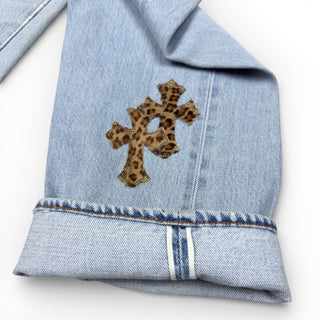 Levi's 501 Redline Cheetah Patch Jean - Chrome Hearts - Pant | REMAINDED