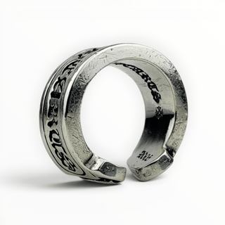 Scroll Label ring - Chrome Hearts - RING | REMAINDED