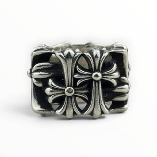 Square Cemetery Ring - Chrome Hearts - RING | REMAINDED