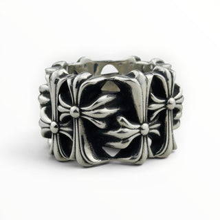 Square Cemetery Ring - Chrome Hearts - RING | REMAINDED