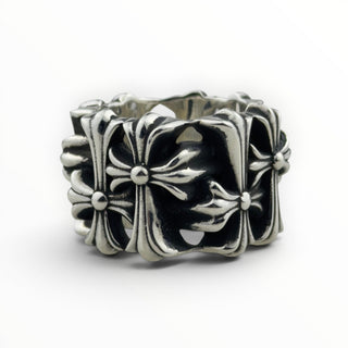 Square Cemetery Ring - Chrome Hearts - RING | REMAINDED