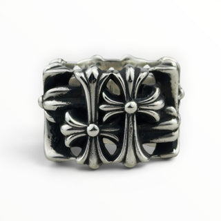 Square Cemetery Ring - Chrome Hearts - RING | REMAINDED