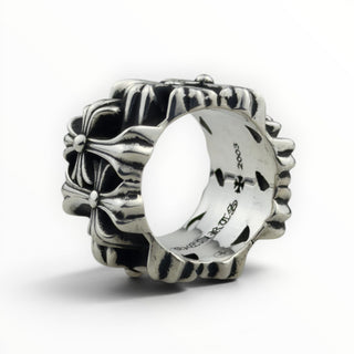 Square Cemetery Ring - Chrome Hearts - RING | REMAINDED