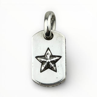 Star Tiny Dog Tag Pendant - Chrome Hearts - PENDANT | REMAINDED