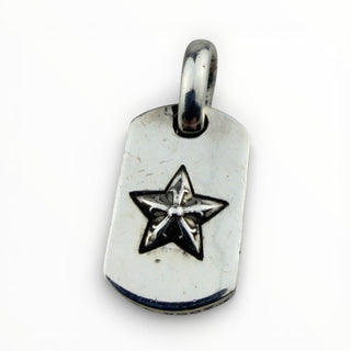 Star Tiny Dog Tag Pendant - Chrome Hearts - PENDANT | REMAINDED