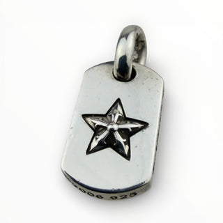Star Tiny Dog Tag Pendant - Chrome Hearts - PENDANT | REMAINDED