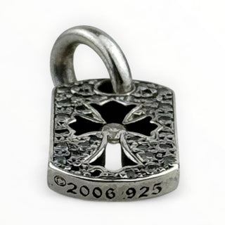 Tiny Cross Dog Tag Paved Diamond - Chrome Hearts - PENDANT | REMAINDED