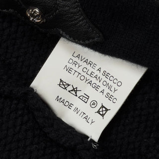 Vintage Cashmere Zip Up Hoodie Floral Cross Patch - Chrome Hearts - HOODIE | REMAINDED