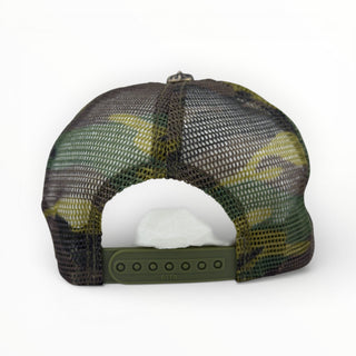 Vintage FUCK Patch Camo Trucker Cap - Chrome Hearts - Cap | REMAINDED