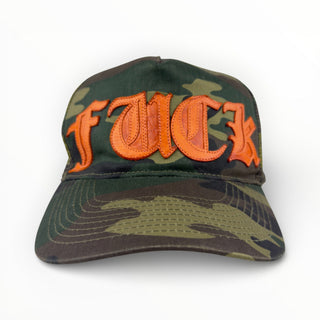 Vintage FUCK Patch Camo Trucker Cap - Chrome Hearts - Cap | REMAINDED