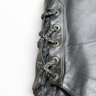 Vintage Star Leather Vest - Chrome Hearts - OUTERWEAR | REMAINDED
