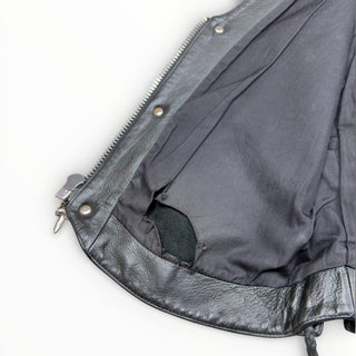 Vintage Star Leather Vest - Chrome Hearts - OUTERWEAR | REMAINDED