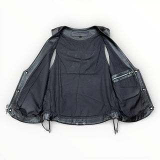 Vintage Star Leather Vest - Chrome Hearts - OUTERWEAR | REMAINDED