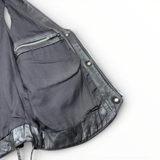Vintage Star Leather Vest - Chrome Hearts - OUTERWEAR | REMAINDED