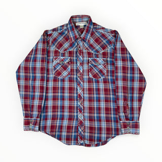 Vintage Swarovski Cross Patch Flannel - Chrome Hearts - OUTERWEAR | REMAINDED