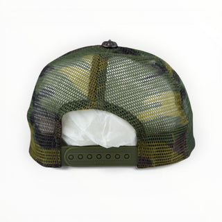 Vintage Triple Cross Patch Camo Trucker Cap - Chrome Hearts - Cap | REMAINDED